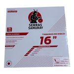 Disco Serra Circular Aluminio 400x120z Samuray (japonesa) Vermelho