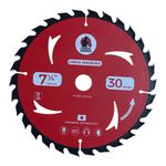 Disco Serra Circular 7.1/4x30z F.20 Multimaterial Samuray 