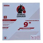 Disco Serra Circular 9.1/4x30z F.25,4mm Multimaterial Samuray 