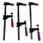 Sargento Grampo Tipo F 60x900 Kit 3 Peças Cortec 