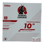 Disco Serra Circular 10'' 250x30z F.30mm Multimaterial Samuray 