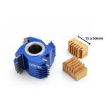 Fresa Rejunte Madeira 15-50mm Ø125 Furo 30 P/ Tupia Cortec