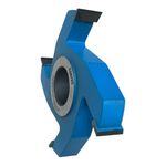 Fresa Tupia Canal Reto Rebaixe 125x12mm Widea Cortec 