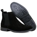 Bota Chelsea Boots Lançamento Escrete 777 Preta Em Couro Legitimo