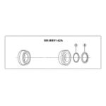 Movimento Central BB91 42A Press Fit BB30 84,5mm MTB Shimano 