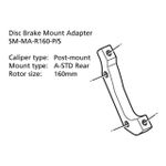 Adaptador Para Freio Disco Traseiro 160mm Shimano