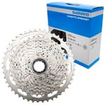 Cassete Bicicleta Mtb Deore Cs-m4100 10v 11-46d Cor Prata Shimano