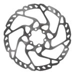 Disco Freio Rotor Deore Slx Rt66 180mm 6 Parafusos Cor Prateado Shimano 