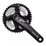 Pedivela Deore Xt M785 Duplo 2x10 (38/26) Mais Movimento Central Shimano
