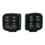 Vista Light Dianteiro Traseiro 4 Led Silicone Para Garfo e Canote HB