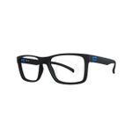 Armação ClipOn HB 0339 - 52 Preto e Azul - Polarizado