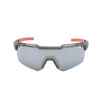 Oculos Sol Hb Shield Compact M Cinza Lt Prata Cor Azul Armação Cinza Fosco Translucido