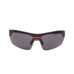 Óculos De Sol HB Highlander 3R Matte Black l Red Gray