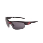 Óculos De Sol HB Highlander 3R Matte Black l Red Gray