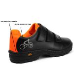 Sapatilha Ciclismo Pedal Sem Clip Bike Laranja Oxy Shoes 1073