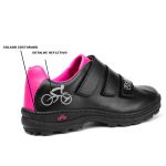 Sapatilha Ciclismo Pedal Sem Clip Bike Rosa Oxy Shoes 1074 