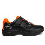 Sapatilha Ciclismo Pedal Sem Clip Bike Laranja Oxy Shoes 1073