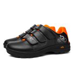 Sapatilha Ciclismo Pedal Sem Clip Bike Laranja Oxy Shoes 1073