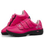 Sapatilha Ciclismo Pedal Sem Clip Bike Preta Oxy Shoes Rosa Pink