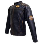 Jaqueta de Couro Harle﻿y Davidson Slim 