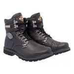 Bota Harley Davidson Motociclista Em Couro Master Brown