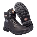 Bota Harley Davidson Motociclista Em Couro Master Brown