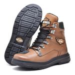 Bota Harley Davidson Motociclista Em Couro Master Brown 2021