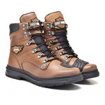 Bota Harley Davidson Motociclista Em Couro Master Brown 2021