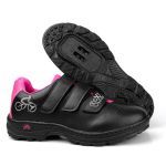 Sapatilha Ciclismo COM CLIP MTB Oxy Shoes ROSA 10756