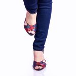 Sapato Legacy Retrô Com Salto em Couro Legítimo Azul Navy 