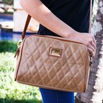 Bolsa em Couro Legítimo de Transversal 