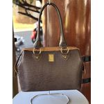 Bolsa em Couro Legítimo Lezard Café / Café - 40947 