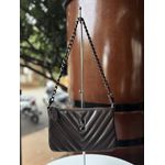 Bolsa Slim em Couro Legítimo de Ombro e Transversal