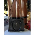 Bolsa em Couro Legítimo Preto de Ombro e Transversal - 41027