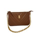 Bolsa Slim em Couro Legítimo de Ombro e Transversal Cela - 41012