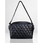 Bolsa em Couro Legítimo Preto de Transversal Preto Floter - 40971