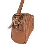 Bolsa em Couro Legítimo Preto de Transversal Cela - 40971