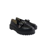 Mocassim Ravena em Couro Legítimo - Preto - 1302