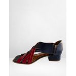 Sandália Nicce em couro legitimo Navy - 21284