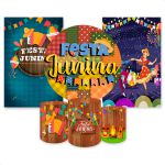 Kit 6 Capas Tema Festa Junina 2662