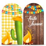 Capa Painel Romano Tema Festa Junina 4671