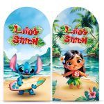 Capa Painel Romano Tema Lilo & Stitch 7042