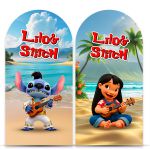 Capa Painel Romano Tema Lilo & Stitch 7054