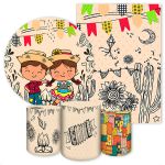 Kit 5 Capas Tema Festa Junina 83