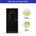 Capa Porta Tema Halloween 7161