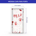 Capa Porta Tema Halloween 7163