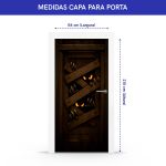 Capa Porta Tema Halloween 7160