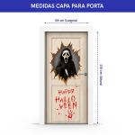 Capa Porta Tema Halloween 7159