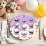 Kit 48 Capas Sousplat Sublimados Tema Lilo Stich 19