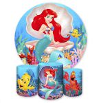 Capa Painel + Trio Capas Cilindros Sublimados Tema Ariel 1362